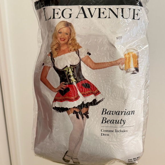 Women’s “Bavarian Beauty” Beer Maid Halloween Costume, M/L - Picture 2 of 12